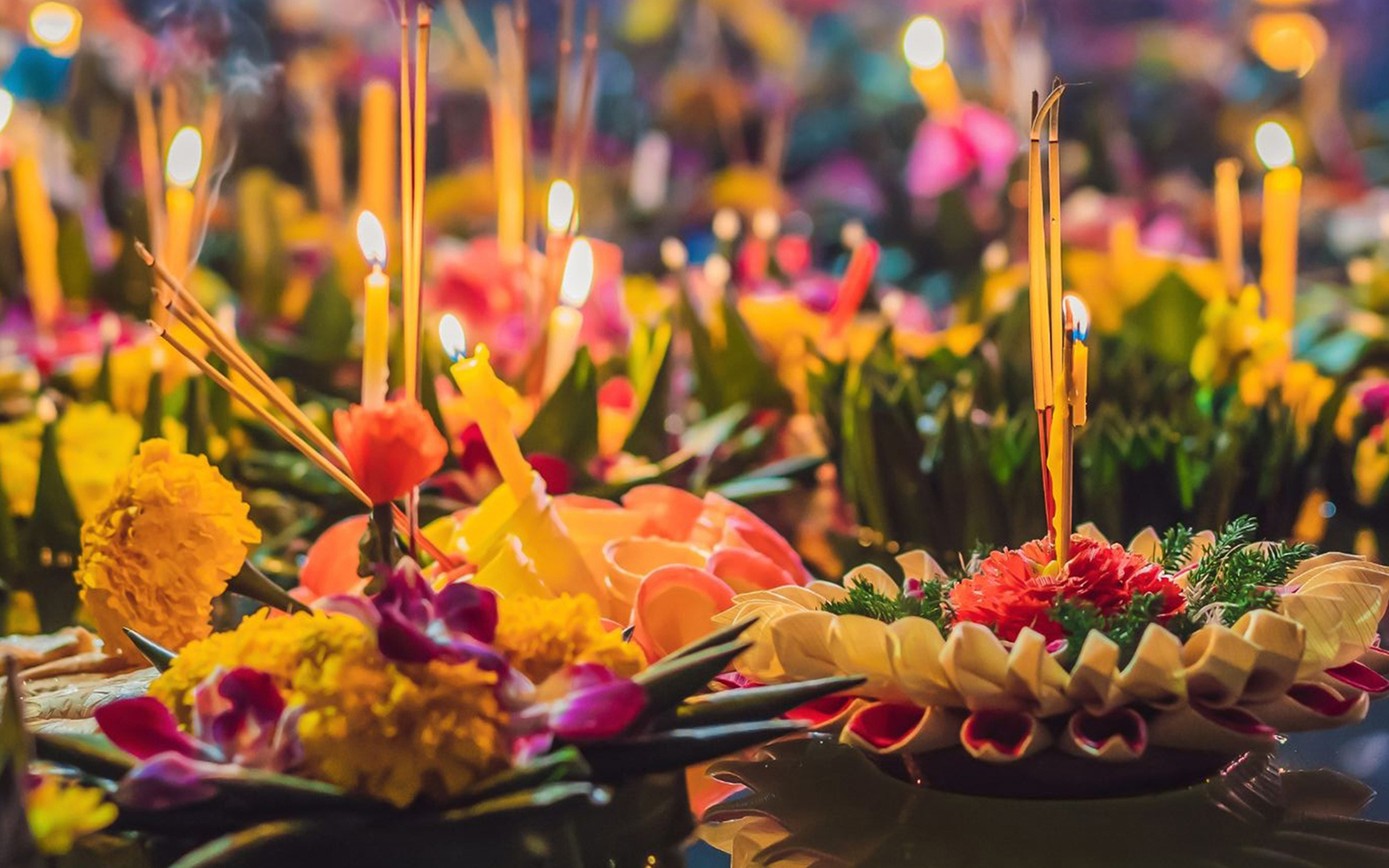 Thai Fest Floating Flowers